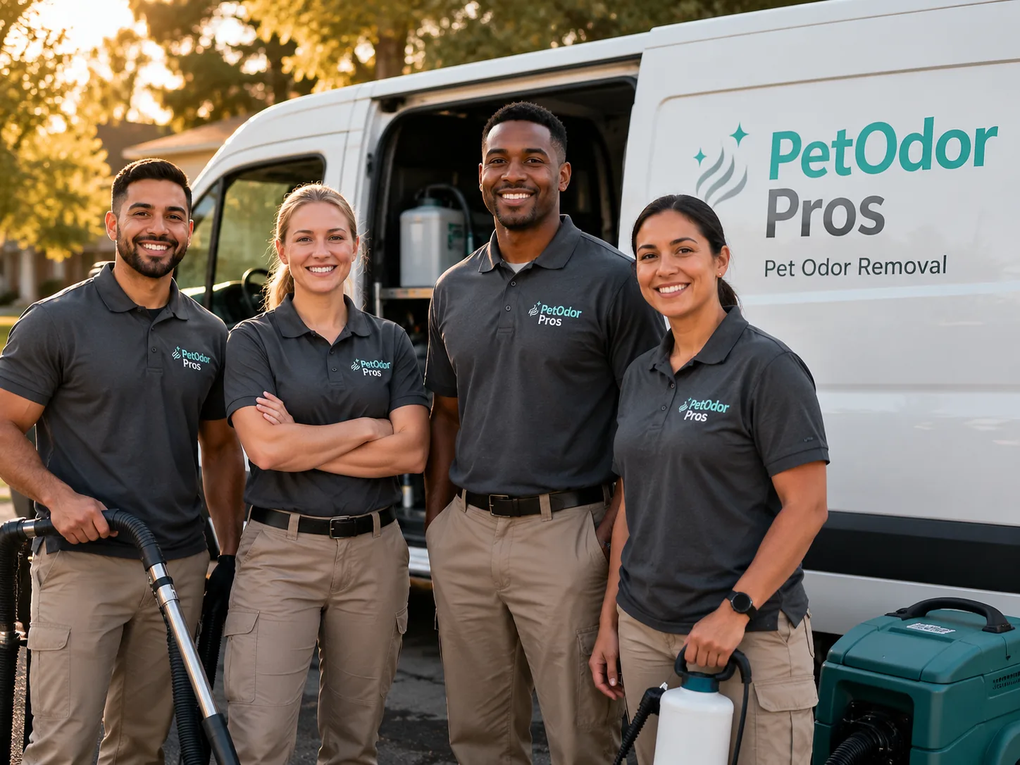 Pet Odor Removal team serving Larsen, WI